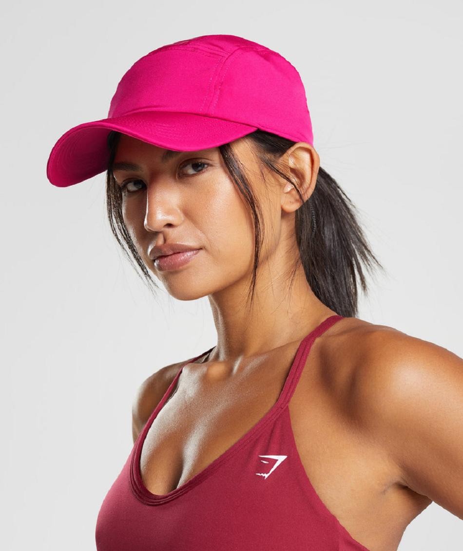 Gymshark Logo 5 Panel Cap Accessories Šeširi Roze | HR 2069OKI